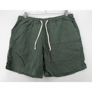 Alex Crane Shorts large Linen Chino 6" Inseam Resortwear USA Made